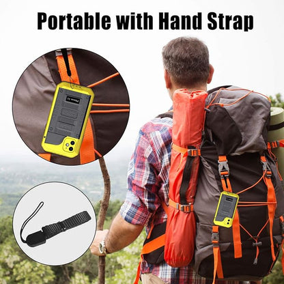Beasyjoy Waterproof iPhone 11 Case - Metal Military Grade Defender with Built-in Screen Protector, Heavy Duty Rugged Shockproof Underwater Case (Yellow)