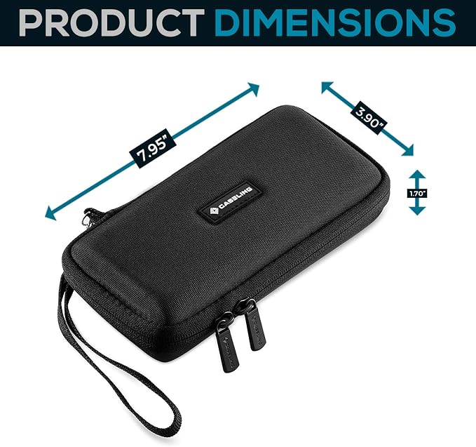 caseling Hard Shell Case - 7.1" x 3.2" 1.1" Fits Anker PowerCore 26800 Portable Charger - EVA Protection Holder for Storage, Travel