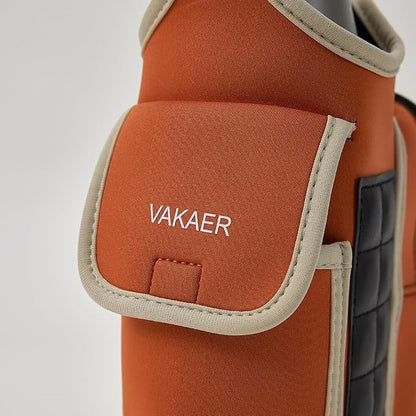 VAKAER Magnetic Gym Bag, Water Bottle Carrier Holder with Phone Pocket & Adjustable Strap,10 Ultra-Strong Magnets Stick to Fitness equipment, Workout Accessories Pouch for Women & Men