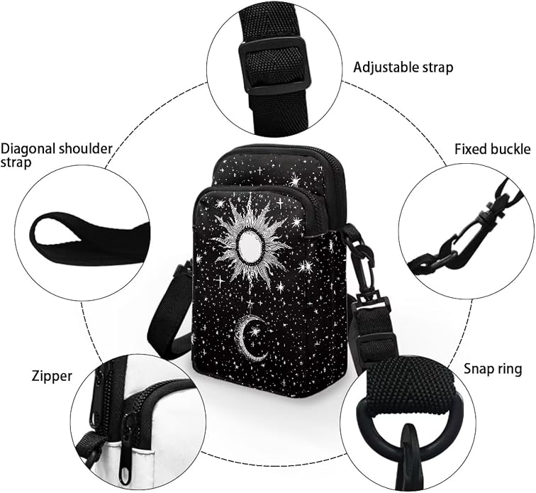 DISNIMO Small Crossbody Bags for Women Trendy Cross Body Cell Phone Shoulder Bags Purses with Adjustable Strap