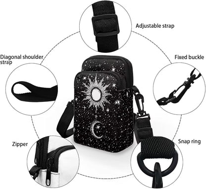 DISNIMO Small Crossbody Bags for Women Trendy Cross Body Cell Phone Shoulder Bags Purses with Adjustable Strap