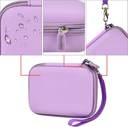 Portable Charger Power Bank Case for 2PCS Swyop /for Feob /for Charmast /for JEJILL /for LanLuk /for VEGER /for iWALK /for Taegila /for Kuulaa and More Small Charging Battery Pack - Bag Only (Purple)