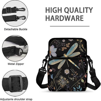 Men's Crossbody Bag, Small Cell Phone Wallet, Women's Shoulder Handbag, Travel Gym Bag