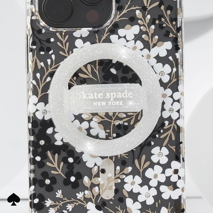 kate spade new york Magnetic Phone Loop Grip - Removable and Collapsible - that Sparkle Silver
