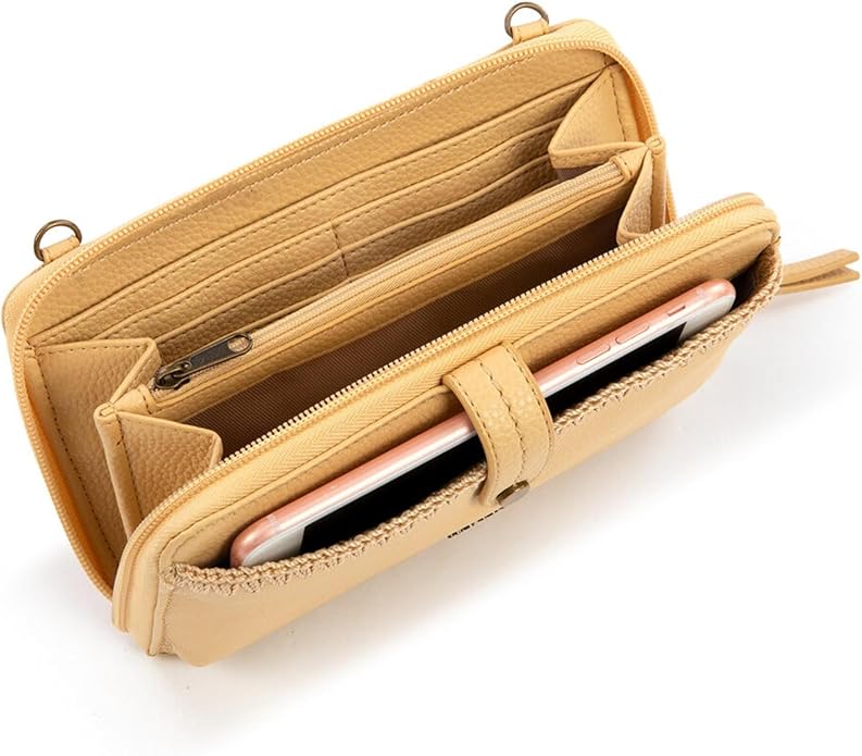 The Sak Iris Smartphone Crossbody Purse - Small Women's Cellphone Bag & Wallet For Everyday- Convertible Wristlet With Zipper