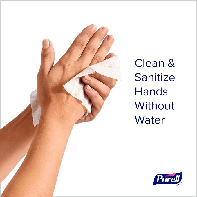 PURELL Cottony Soft Hand Sanitizing Wipes 1000 Individually Wrapped Hand Sanitizing Wipes in Bulk Packed Shipper - 9026-1M