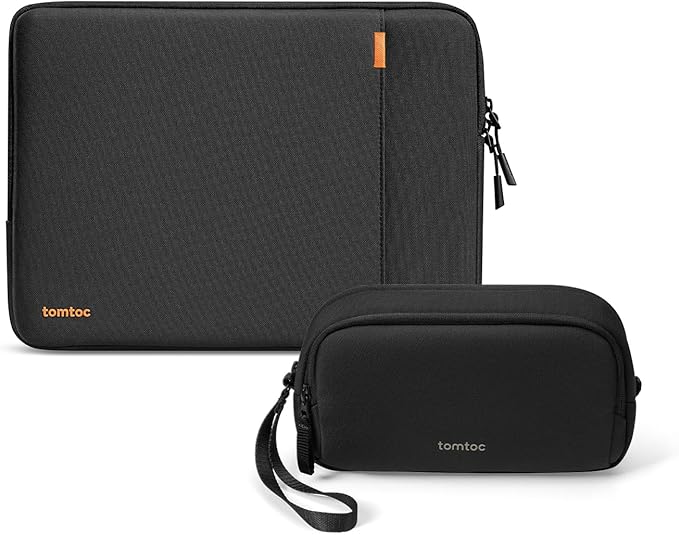 tomtoc 360 Protective Tablet Sleeve for iPad Pro/Air 13-inch with an Electronic Organizer Travel Case, M