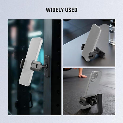 NEEWER Magnetic Phone Holder Mount Stand, Home Gym Workout Forklift Decor Stuff Essential Accessories Gear Compatible with iPhone Android Samsung for Women Men Girl Boy Video Recording, PA119
