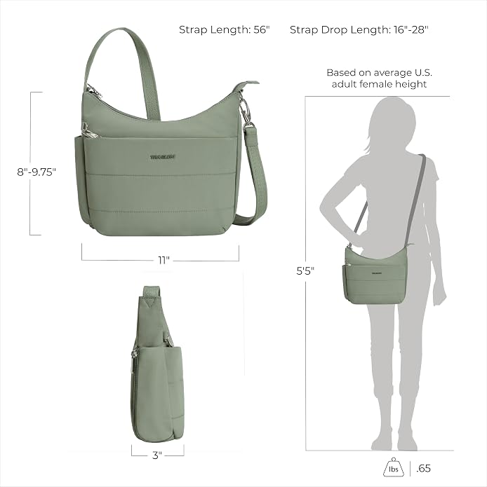 Travelon Anti-theft Roam Medium Crossbody