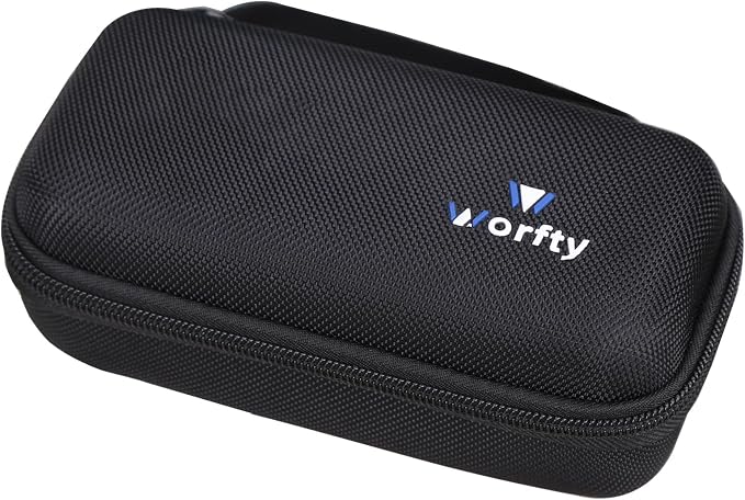 Case for VRURC for VEGER for charmast Portable Power Bank Built-in Cables - Travel Protective Carrying Storage Bag (Case Only) (Black)