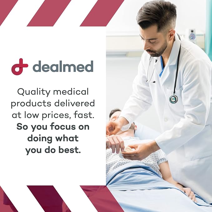 Dealmed Alcohol Prep Pads – 1000 Count Large Latex-Free Gamma Sterilized Antiseptic Wipes, Wound Care Products for First Aid Kits, Home, and Medical Facilities