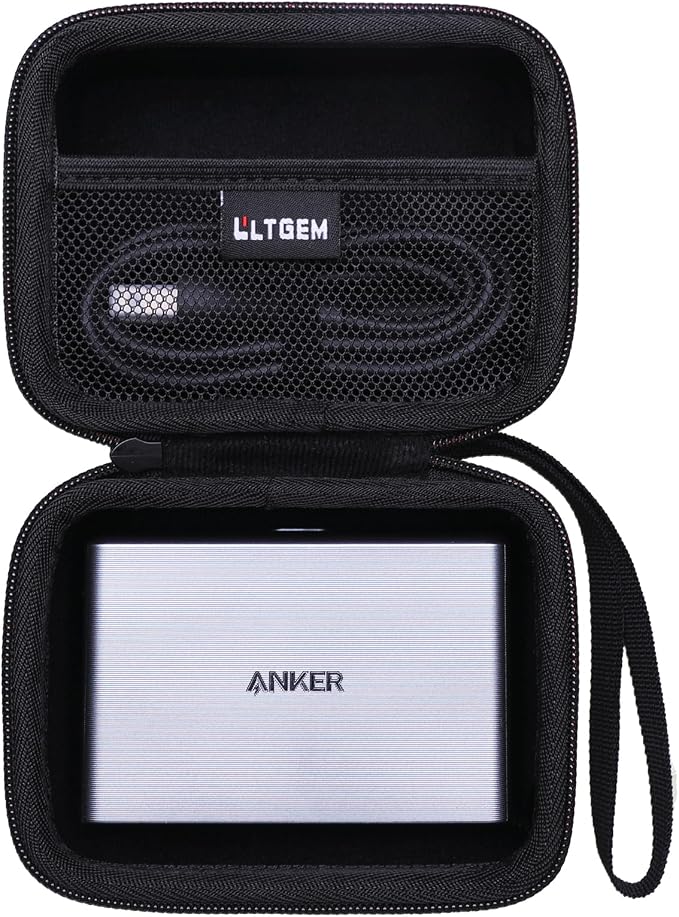LTGEM Case Compatible with Anker Prime A2683 200W / A2345 250W Charger, Black