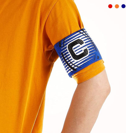 PATIKIL Captain's Armband Letter C Elastic Arm Band for Team Training