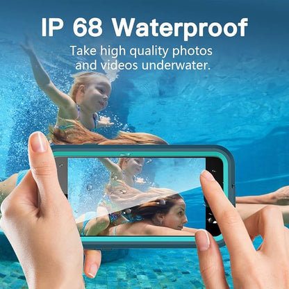 AICase iPhone SE 2020/2022/iPhone 7/8 Waterproof Case, 4.7" 360 Dustproof and Shockproof, IP68 Full Body Protection Fully Sealed Underwater Protective Cove for iPhone 7/8/SE 2020/SE 2022 Green