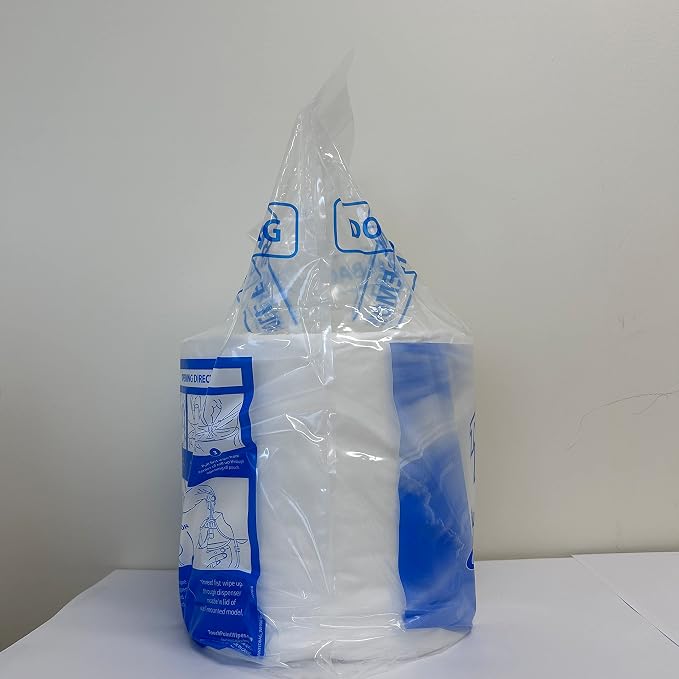 Touch Point Facility Cleaning Wipes - Disposable, Alcohol-Free Pre-Moistened All-Purpose Wipe for Gym, Office, School, Hospital, Restaurant, Hotel, and Airport (900 Wipes/Roll Refill, 8x6)