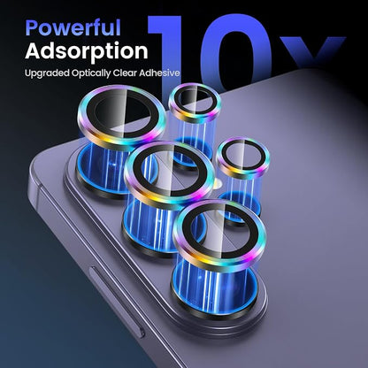 Tensea (3+2PCS Compatible with Samsung Galaxy S26 Ultra Camera Lens Protector, 9H Tempered Glass Camera Cover Screen Protector Metal Individual Ring [Installation Tray][Case Friendly]