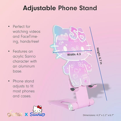 Sonix x Sanrio Character Phone Stand | Adjustable Cell Phone Holder, Desk Stand, Dock | Hello Kitty 50th Anniversary
