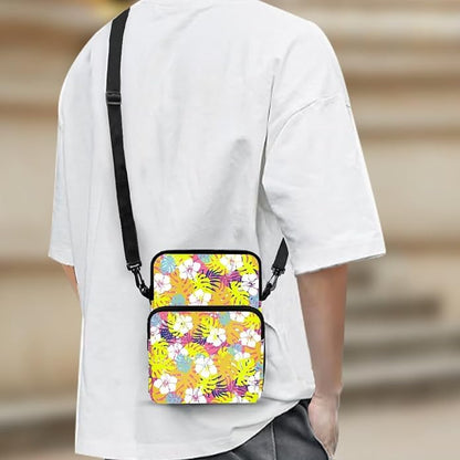 Men's Crossbody Bag, Small Cell Phone Wallet, Women's Shoulder Handbag, Travel Gym Bag