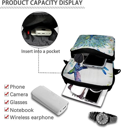 Men's Crossbody Bag, Small Cell Phone Wallet, Women's Shoulder Handbag, Travel Gym Bag