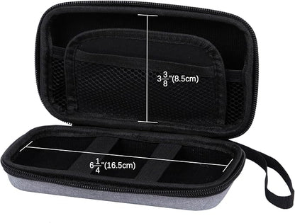 Ginsco Hard Shell Protection Case Electronic Accessories Organizer Pouch for MacBook Air/pro Adapter Chargers Cables Power Bank, for Sandisk Portable SSD Flash Disk SD Card,Compact Travel Tech Case
