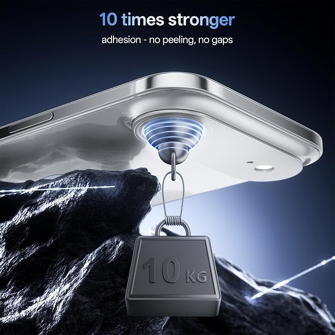 Camera Lens Protector for iPhone Air 6.5"（2025）-Single Piece,Ultra Thin Aluminum Alloy Frame,9H Dual-Strength Glass with 99% AR Light Transmittance,Case Friendly, Silver