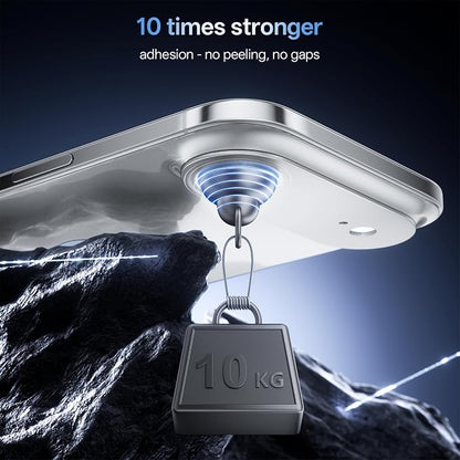 Camera Lens Protector for iPhone Air 6.5"（2025）-Single Piece,Ultra Thin Aluminum Alloy Frame,9H Dual-Strength Glass with 99% AR Light Transmittance,Case Friendly, Silver