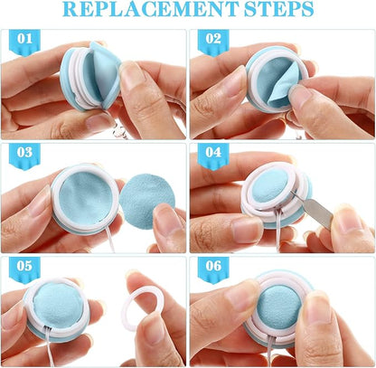 4pcs Macaron Screen Cleaner Set：Macaron Phone Cleaning Wipes，Mobile Phone Screen Cleaner - Soft Brush and Wipe for Telephone, Tablets, and Eyeglasses, Cute Lanyard Design for Easy Carrying