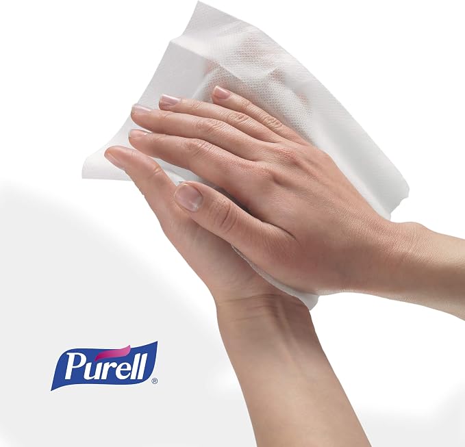 PURELL Hand Sanitizing Wipes, Alcohol Formula, Fragrance Free, 100 Count Individually Wrapped Hand Wipes (Pack of 10) - 9022-10