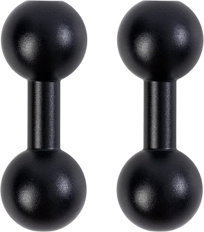 2Pcs 17mm to 17mm Ball Mount, Double Ball Extender Bar Mount for GPS Cell Phone Action Camera on Extension 45mm Long Motorcycle Vehicles