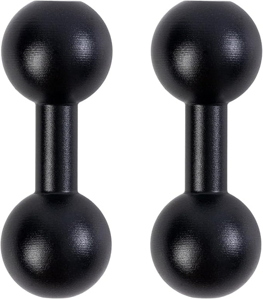 2Pcs 17mm to 17mm Ball Mount, Double Ball Extender Bar Mount for GPS Cell Phone Action Camera on Extension 45mm Long Motorcycle Vehicles