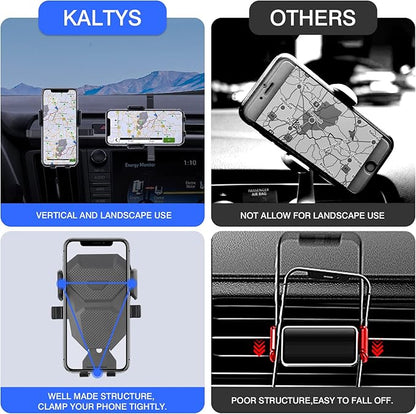 Karltys Cell Phone Holder for Toyota RAV4 2013-2018 Accessories Car Mobile Phone Holder Air Vent Mount for 4-7 Inch Phones Thick Case Friendly Fully Adjustable Stand