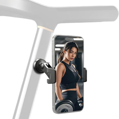 Magnetic Phone Holder |Gym Cart Series |360° Magnetic Phone Mount |Rotating Fitness Mount |Universal Metal Surface Compatibility|Accommodates 3.1"-4" Phones (Long-EU)