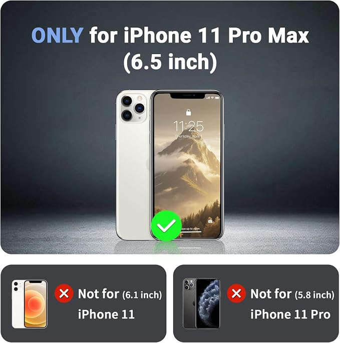 jaroco Magnetic for iPhone 11 Pro Max Case, [Compatible with MagSafe][Military Grade Drop Protection][Heavy Duty Protection][Non-Slip][Shockproof] 2-Layer Durable Bumper Phone Case 6.5''-Antique White
