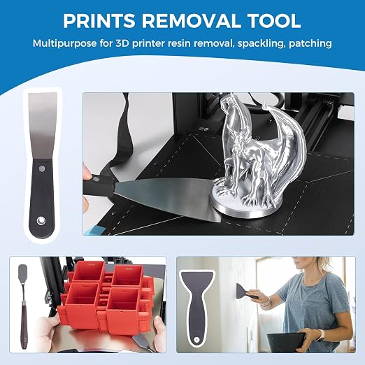 Sovol 3D Printer Tools Kit, 36 PCS 3D Printer Accessories with Deburring Tool, Digital Caliper, Art Knife Set, Removal Tools, Cutters, Pliers and Tools Storage Bag for Smoothing, Finishing, Craving