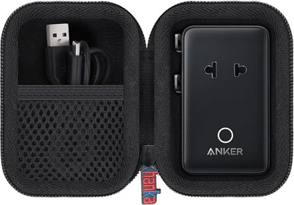 khanka Case for Anker Prime Power Bank + Anker A9215 USB Plug 5-Port Power Adapter