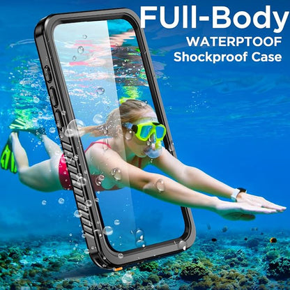 AICase for iPhone 16e Case/iPhone 17e Case Waterproof, Clear Water Proof Shockproof Dustproof Snowproof Full Body Rugged Transparent Underwater Phone Case for iPhone 16e/17e Built-in Screen Protector