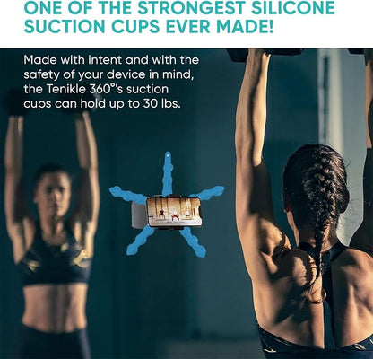 Flexible 5 Tentacles Suction Camera Holder | Octopus-Inspired Rubber Stand, Phone Holder, Strong SLR Stand, Cup Tentacles Grip