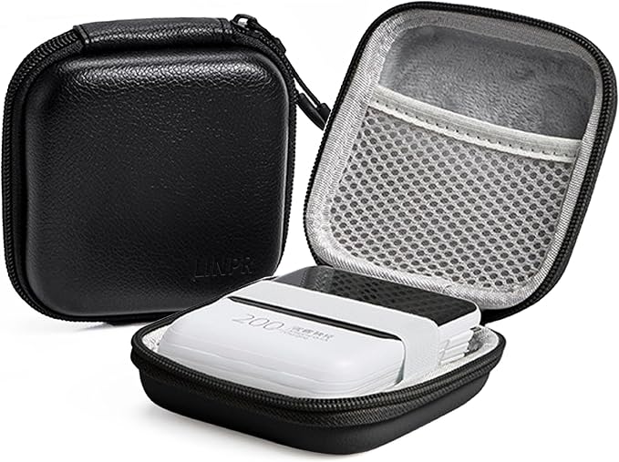 Charger Case for Macbook, Portable Tech Electronic Organizer Bag, Small Travel Storage Pouch for Laptop Accessories, MacBook Power Adapter, Charging Cords, USB Drives, Power Bank (Black, M)