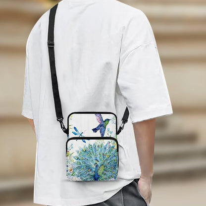 Men's Crossbody Bag, Small Cell Phone Wallet, Women's Shoulder Handbag, Travel Gym Bag