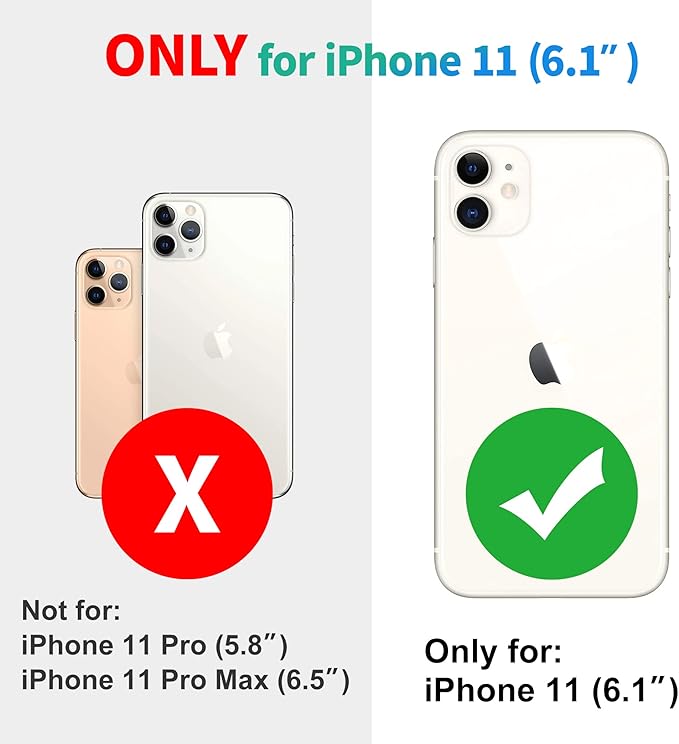 SPORTLINK for iPhone 11 Waterproof Case - Built-in Shockproof Dustproof Screen Protector - IP68 Underwater Military Dropproof Full Body Protection Cover for iPhone 11 6.1 inch (Blue)