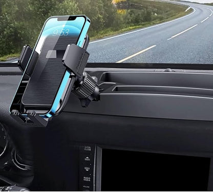 Qifutan Phone Mount for Car Vent [Upgraded Metal Clip] Cell Phone Holder Car Hands Free Cradle in Vehicle Car Phone Holder Mount for Smartphone, iPhone, Cell Phone Automobile Cradles Universal