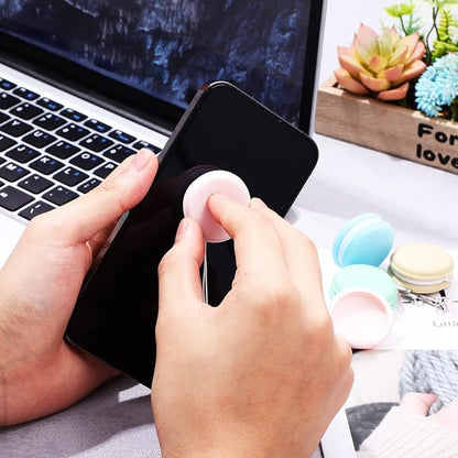 NUOBESTY 18Pcs Macaron Mobile Phone Screen Cleaning Screen Cleaner Tools Screen Wipe Pendant Screen Cleaning Ball for Phones Laptop Tablet Screens