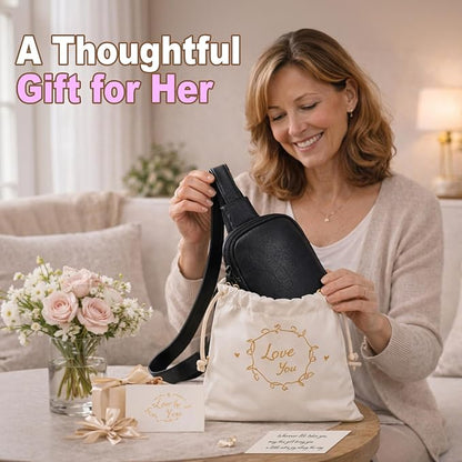 INICAT Sling Bag for Women Touchscreen Small Crossbody Cell Phone Purse Fanny Pack