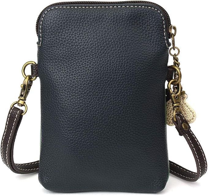 CHALA Dazzled Cell Phone Crossbody Purse-Women PU Leather Multicolor Handbag with Adjustable Strap