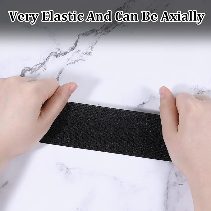 5 X 35cm/2 X 14 inch Mourning Bands for Badges, 6 PCS Funeral Mourning Band Elastic Adjustable Funeral Bands, Black Elastic Arm Band Mournings Armband for Mournings, Funerals, Memorial, Condolence