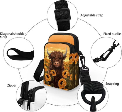 DISNIMO Small Crossbody Bags for Women Trendy Cross Body Cell Phone Shoulder Bags Purses with Adjustable Strap