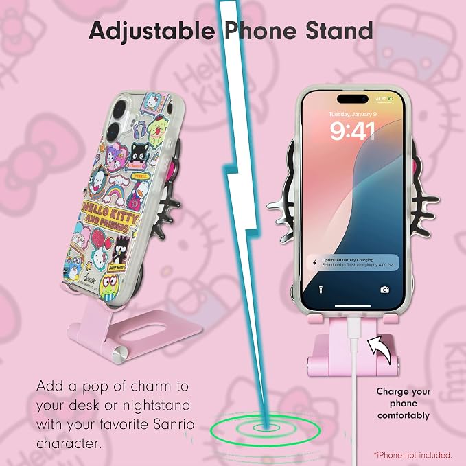 Sonix x Sanrio Character Phone Stand | Adjustable Cell Phone Holder, Desk Stand, Dock | Hello Kitty Classic