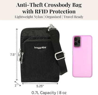 Baggallini Women's Securtex Anti-theft Activity Crossbody Bag