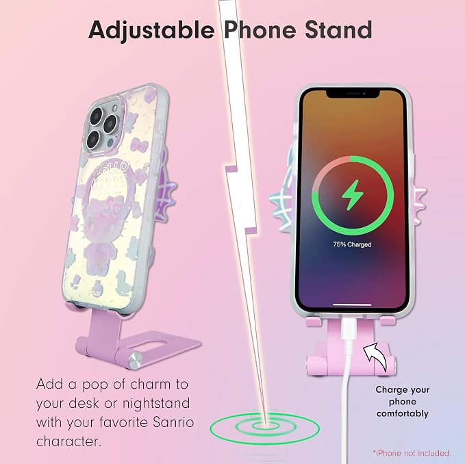 Sonix x Sanrio Character Phone Stand | Adjustable Cell Phone Holder, Desk Stand, Dock | Hello Kitty 50th Anniversary