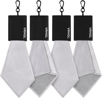 2 Sided Portable Glasses Cleaner Cloth Keychain,Reusable 6X 6-Inch Glasses Cleaning Kit Travel,Microfiber Eye Glasses Lens Cleaning Cloth Wipes Kit with Pouch,Black